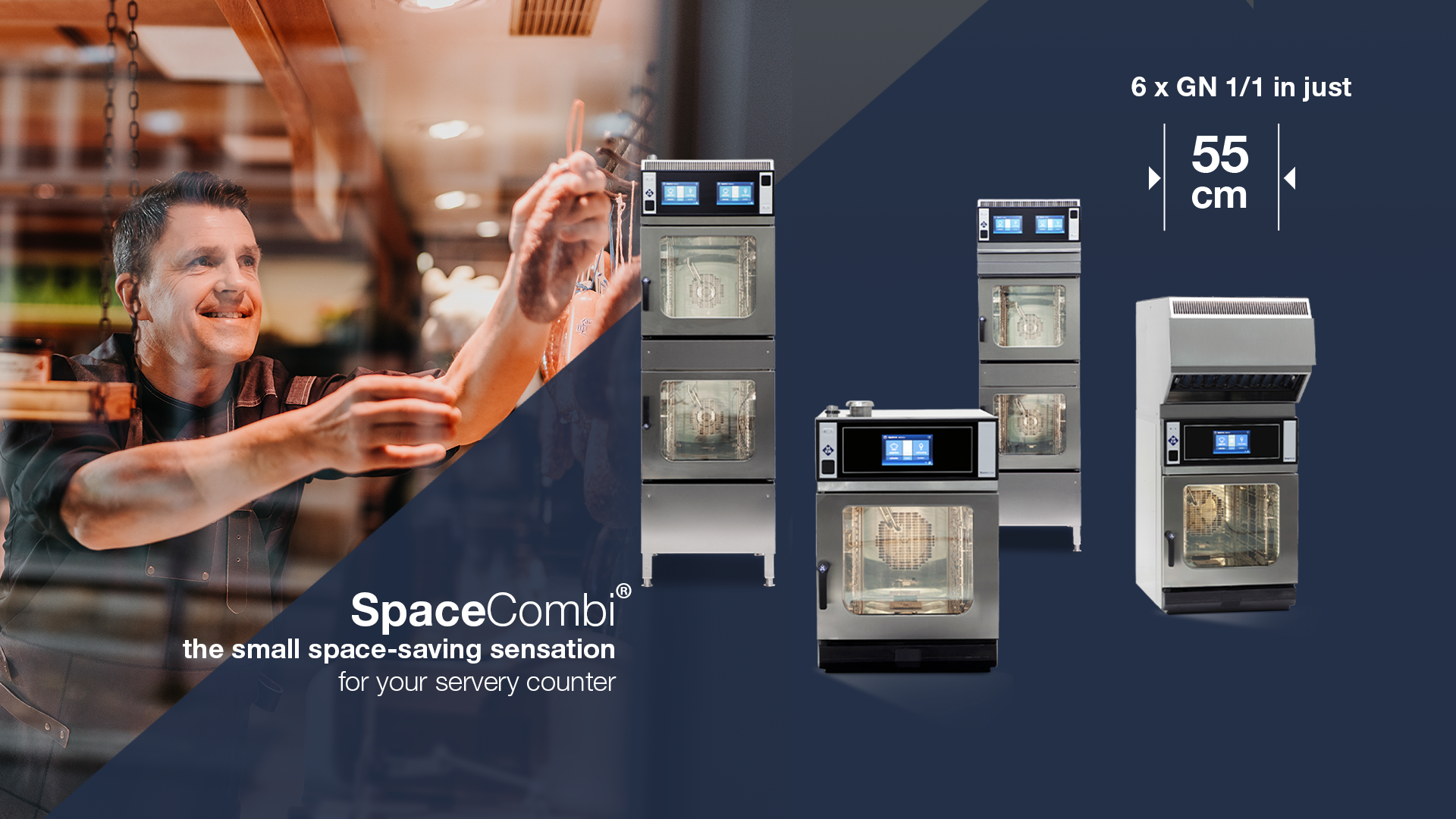 SpaceCombi® - the small space-saving sensation for your servery counter
